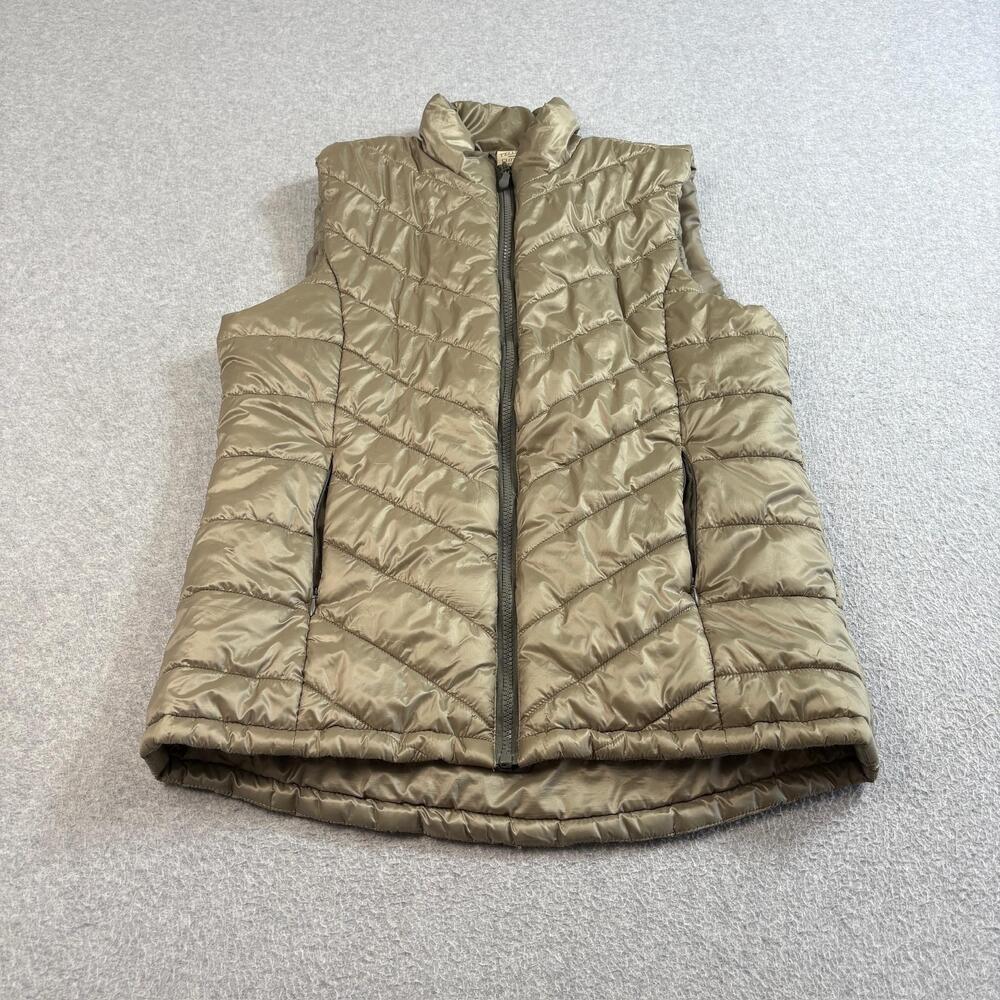 Telluride Clothing Company Vest Womens Large Quilted Puffer Lightweight Outdoor